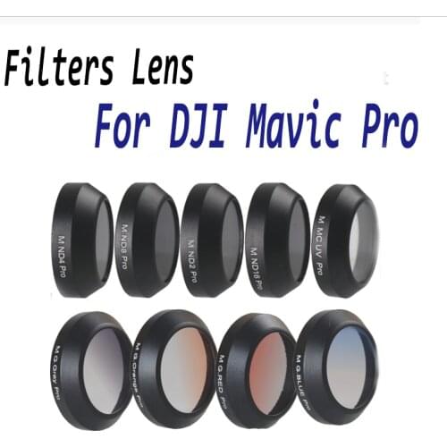 CAENBOO For DJI Mavic Pro Lens Filter Protector MC UV CPL Star ND 2 4 8 16 32 Filter Drone For DJI Mavic Professional Accessory
