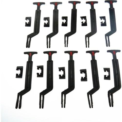 10 Pcs Front Grille Hood Bonnet Release Handle Lock Rod Pull Hook For Passat B5 B5.5 1998-2004 3B0623593C 3B0 823 593 C