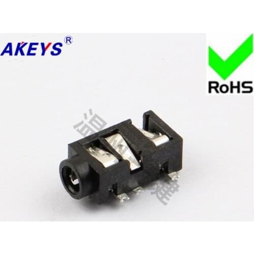 10 PCS PJ-220 Wenzhou 1-button 2.5 headphone socket 6-foot patch 2.5 socket power supply socket audio socket