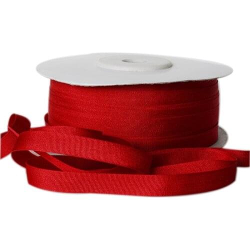 226 Crimson 100% Pure Silk Ribbons Thick Taffeta Double Faced for Embroidery Clothes Lable Doll Miniature Gift Packing
