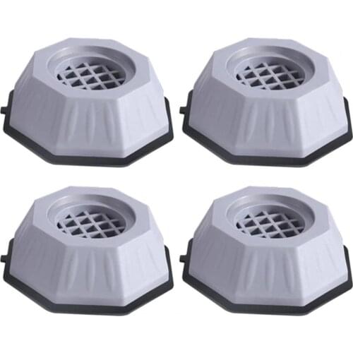 4Pcs/set Anti Vibration Feet Pads Rubber Legs Slipstop Silent Skid Raiser Mat For Washing Machine Support Dampers Stand Tools