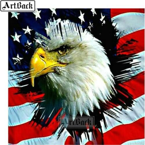 New Arrival 5D Diamond Painting Eagle Full Square / Round Drill 3d Diamond Mosaic Home Decor Handmade Artwork