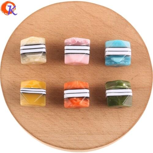 Cordial Design 16x16MM 100pcs Jewelry Accessories/Resin Beads/Hand Made/Marble Effect/Earring Findings/Jewelry Making/DIY Beads