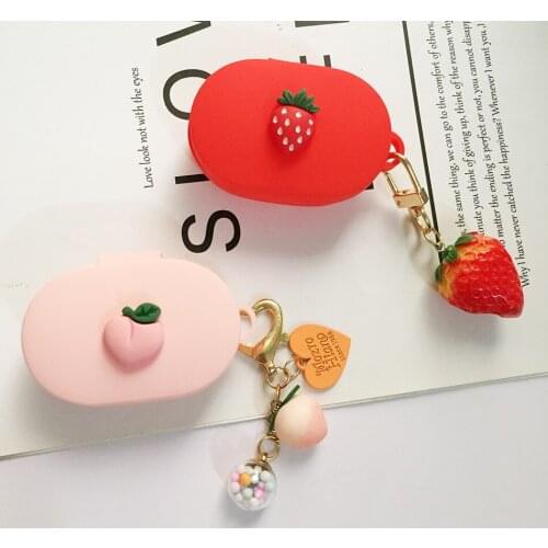 For Xiaomi Redmi AirDots S Wireless bluetooth Earphone Case Cartoon Anti-lost Silicon Protect Cover AirDots 3 pro Case