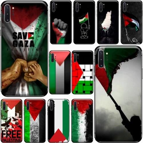 Free palestine flag Phone Case For Samsung Galaxy S8 S9 S10 Plus S10E Note 3 4 5 6 7 8 9 10 Pro Lite cover