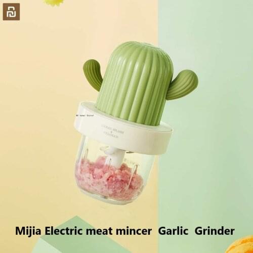 Mijia Electric meat mincer Garlic Grinder Vegetable Chili Pepper Food Chopper 300ml Mini USB Kitchen Multifunctional tool