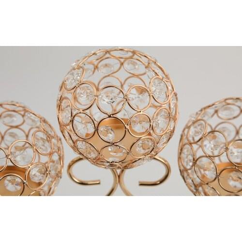 Crystal Candle Holder Home Holiday Candlestick Centerpiece Candle Stick