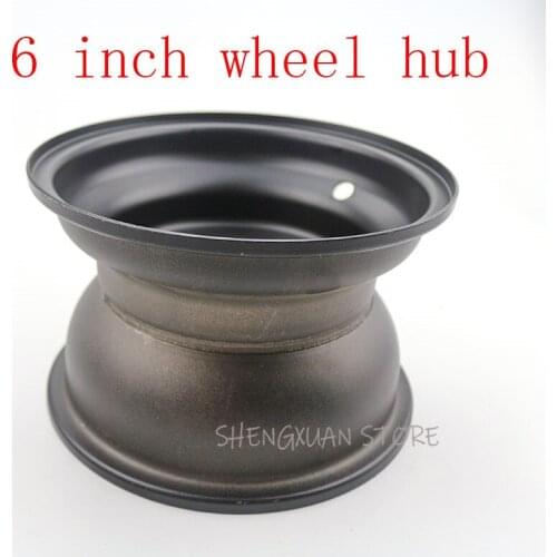 Free shipping ATV Go-kart 145 / 70-6 13x5.00-6 13x6.50-6 Inch Wheel hub 6 Inch 3 Hole Vacuum wheel rims