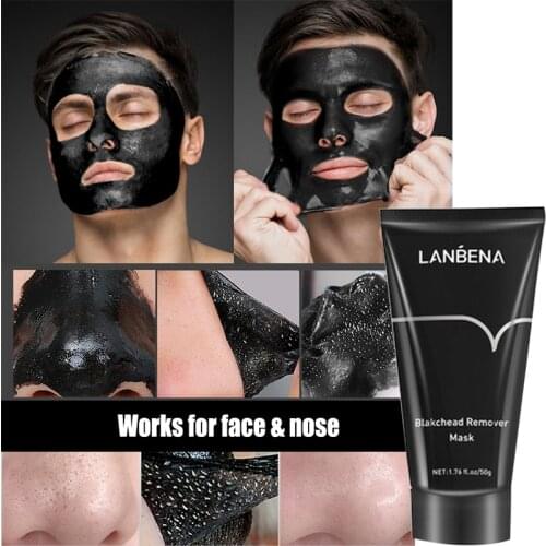 Korea Blackhead Remover Nose Black Mask Face Care Mud Acne Treatment Peel Off Mask Pore Strip Peel Mask Oil Control Skin Care