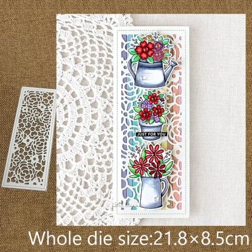 XLDesign Craft Metal Cutting Dies stencil mold FLORAL COVER decoration scrapbook Album Paper Card Craft Embossing die cuts