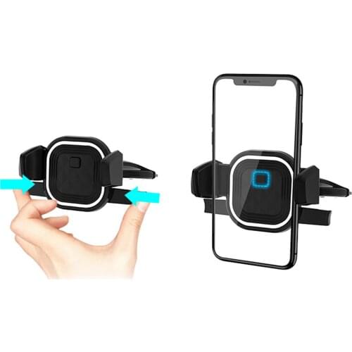 Multifunctional 360° Car Phones Holder Stand Bracket Cell Phone Holder for Phone Width 56-91mm