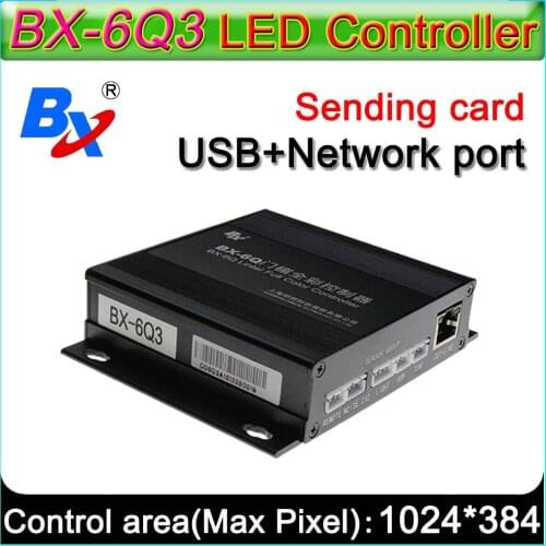 Onbon BX-6Q3 lintel full color controller asynchronous,Ethernet and USB port sending program, Lead free LED display control card