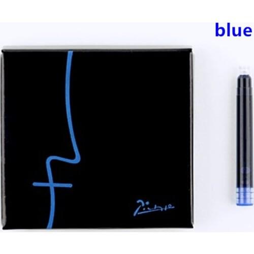 Original Picasso Pimio Fountain Pen Ink Refill Cartridges Blue / Black for Picasso Fountain Pens European Standard Dia 2.8mm