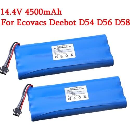 4500mAh 14.4V NI-MH SC Rechargeable Battery Pack for Ecovacs Deebot D54 D56 D58 Deepoo 543 540 550 560 570 580 Vacumm Cleaner