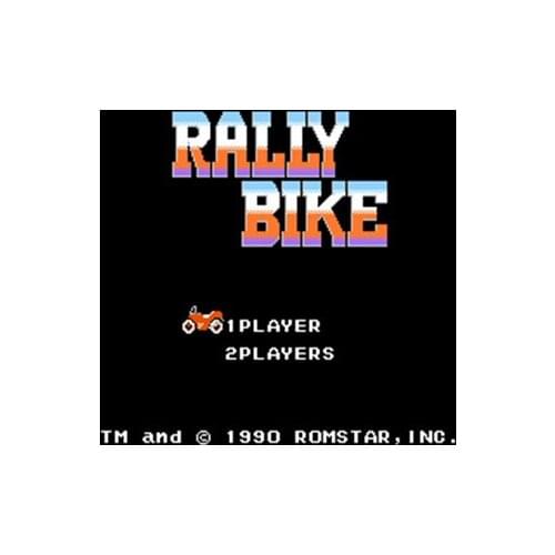 Rally Bike Region Free 60 Pin 8Bit Game Card For Subor Game Players