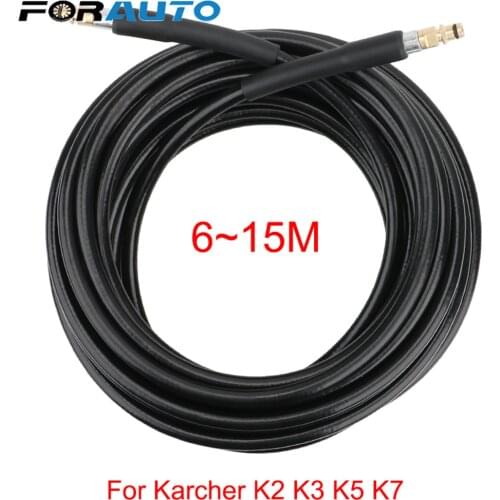 6~15 meters High Pressure Washer Hose Pipe Cord Car Washer Water Cleaning Extension Hose Water Hose for Karcher Pressure Cleaner