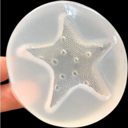 Handmade starfish ocean drop silicone mold 16569