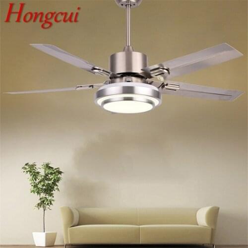Hongcui Modern Ceiling Fan Lights Kit 3 Colors With Remote Control For Home Dining Room Bedroom Living room Restaurant