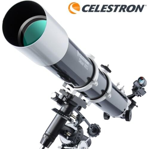 Celestron Astronomical Deluxe 80DX 80EQ Refractor Telescope EQ2 Equatorial Professional Star Watching Easy Setup 81048