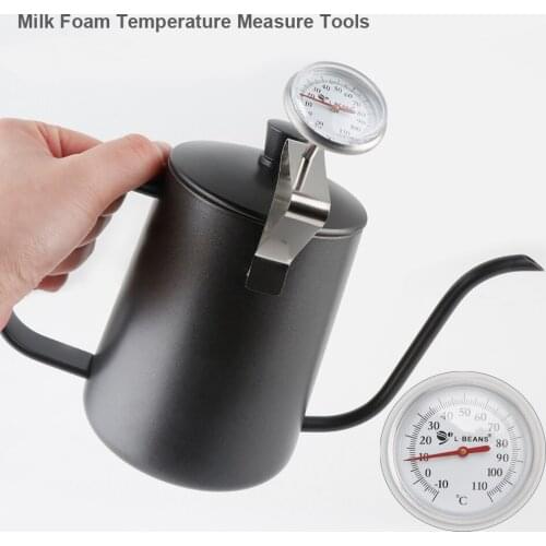 Cooking Food Meat Thermometer Kitchen Grill Instant Read Coffee Milk Foaming Pull flower Thermometer Tools Stainless Steel Probe