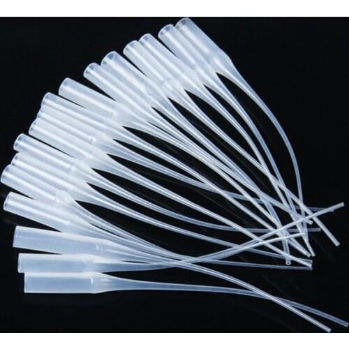 50pcs Universal 502 instant Super glue dropping tube Nozzle Lengthened Needle Tube Bottle Cap Catheter Dropper Adhesive tool