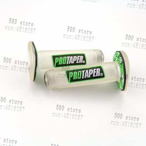 Green color Transparent grip for Kawasaki KLX250 KLR650 KLX140 KLX110 KX65 KX85 KX100 NINJA 400 650