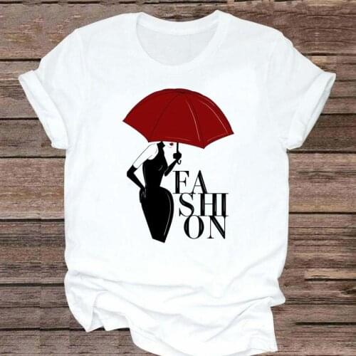 Women Fashion 90s Trend Printing 2021 Graphic Short Sleeve Kawaii Clothes Tshirt Top Lady Print T Female Tee T-Shirt