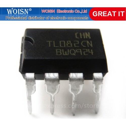 10PCS TL082CN DIP8 TL082 DIP TL082CP new original In Stock