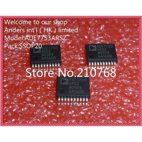 100% new original ADE7753ARSZ ADE7753ARS ADE7753 SSOP20