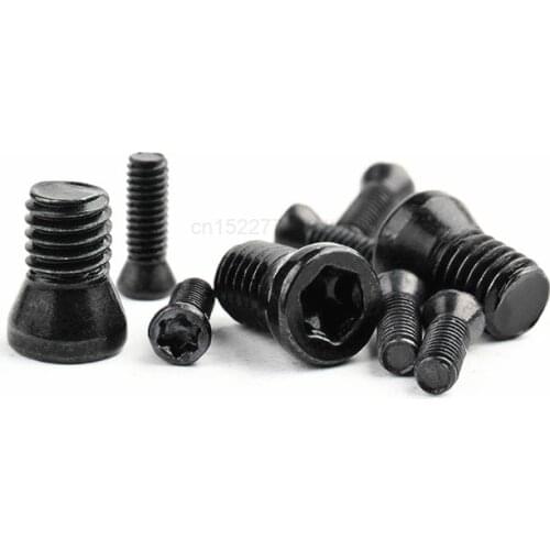 20-50pcs M1.6 m1.8 m2 m2.2 m2.5 m3 m3.5 m4 M4.5 M5 M6 CNC Insert Torx Screw for Replaces Carbide Inserts CNC Lathe Tool