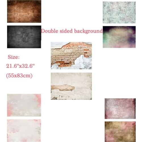 3D Printing Wood Grainy Backdrops Double Sided Wooden Background 2 Sides Rustic Wood Cement Background Ins Style For Photo Pic