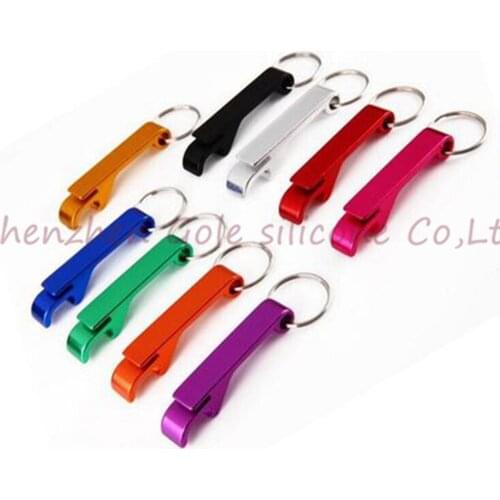 500pcs/lot New Free Shipping promotion customed printed logo gift Metal aluminum alloy bottle opener metal keychain laser LOGO