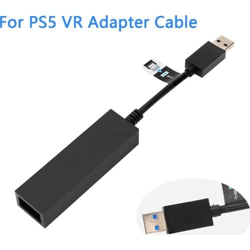 2/1 PCS USB3.0 PS VR To PS5 Cable Adapter VR Connector Camera Adapter For PS5 PS4 Game Console Camera Adapter For PS VR To PS