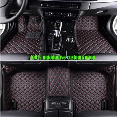 XWSN Custom car floor mats for mitsubishi pajero sport outlander xl lancer grandis galant asx floor mats for cars