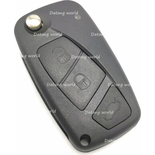 Datong World Car Filp Key For Fiat 3 Buttons Remote Car Key Blank Case Shell