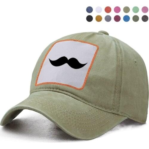 Moustache Baseball Cap Dad Solid Trucker Snapback Casquette Hat Woman Berets Ponytail Bone Caps Gorras Boinas Sunscreen Hats
