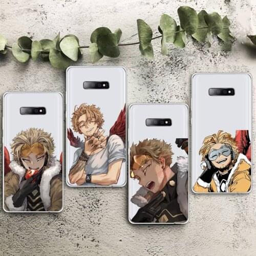 Hawks Coat japan anime Phone Case Transparent For Samsung Galaxy S Note 8 9 11 20 10 Pro E LITE P Plus A81