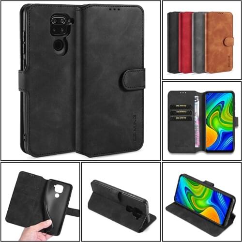 Luxury Ultra thin Card slot Flip Case For XiaoMi RedMi NOTE 8 8T 9 9S 9T 10 Pro Max 10X 4G Magnetic Bracket Leather Phone Cases