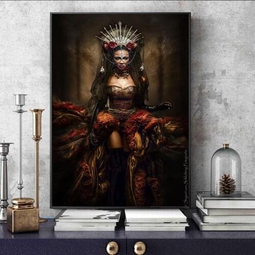 Lady Of The Night Oil Painting on Canvas Posters and Prints Scandinavian Picture Wall Art Picture for living room Home Decor