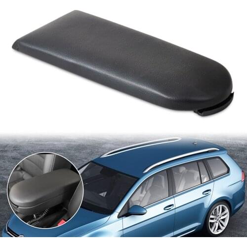 Car Leather Center Console Armrest Cover Lid Protector Car Central Control Armrest Box Switch Cover