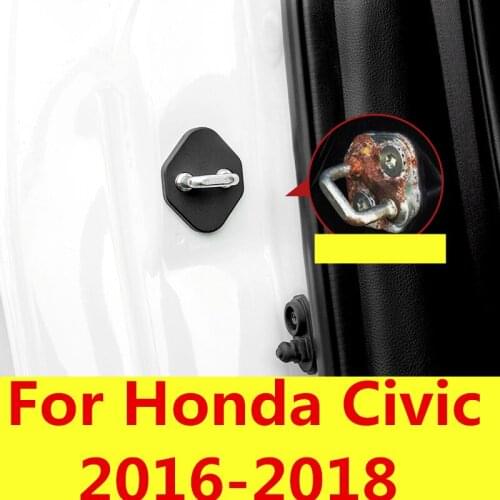 Door lock cover stopper cover door stopper protection cover rustproof and waterproof For Honda Civic 2016-2018 10th Gen Sedan
