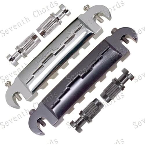 A set of sliver 6 Strings Electric Guitar Bridge Guitar accessories Parts Musical instruments