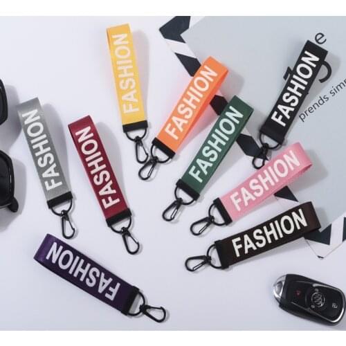 New fashion preparation rope key chain clothes bag pendant car key chain men and women small gift ribbon keychain K2253
