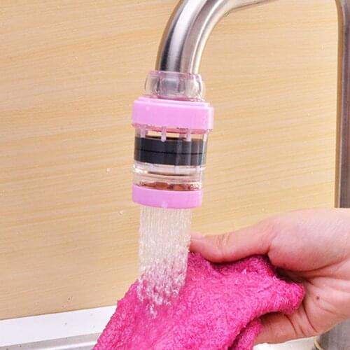 Adjustable Faucet Water Filter Water-Saving Water Purifier Kitchen Faucet Tap Extender Splash-Proof Water Filter