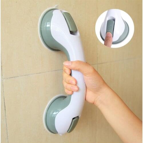 Bathroom Suction Cup Handle Grab Bar Shower Tub Safety Helping Vacuum Suction Cup Anti Slip Support Non-slip Handle Rail Grip