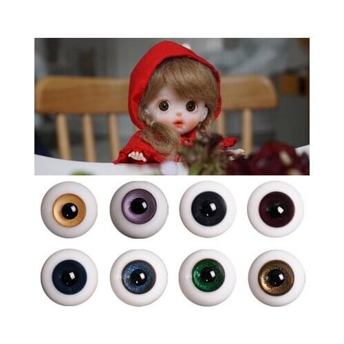 BJD doll Eyeballs are suitable for Ob11 size everyday ordinary glass eyeballs multi-color optional doll accessories 10mm