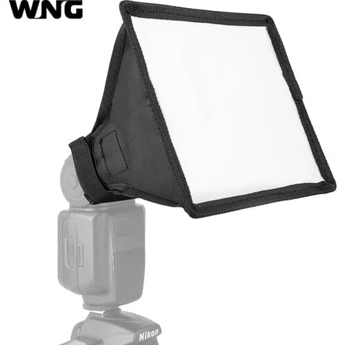 15x17cm Softbox Reflector Flash Diffuser Foldable Mini Photography Accessories Soft Box Kit Studio Light for Canon Sony Camera