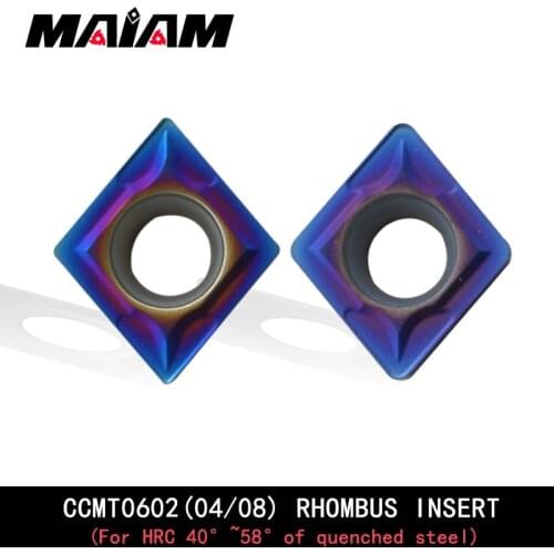 CCMT Turning tool CCMT0602 CCMT060204 CCMT060208 insert and SCLC SCLCR2020 k06 tool rod for HRC 40°~58°of quenched steel