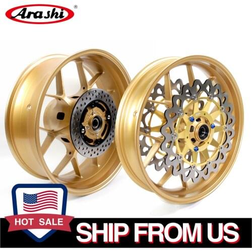 Arashi CBR1000RR 2006 - 2016 Front Rear Wheel Rim Brake Disc Rotors For HONDA CBR1000 CBR 1000 RR 2007 2008 2009 2010 2011 2012