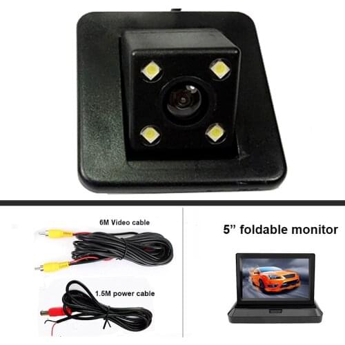 Waterproof CCD Car Back Rear View Camera For Kia K3 K3S Cerato Forte 2014 with 4.3" LCD monitor